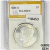 Image 1 : 1885-O Morgan Silver Dollar PGA MS64+