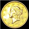 Image 1 : 1850 Rare Gold Dollar CLOSELY UNCIRCULATED