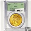 Image 1 : 1904 $20 Gold Double Eagle PCGS MS62