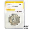 Image 1 : 1936-S Walking Liberty Half Dollar PGA MS64