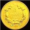 Image 2 : 1861 $3 Gold Piece UNCIRCULATED