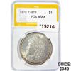 Image 1 : 1878 7/8TF Morgan Silver Dollar PGA MS64