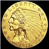 Image 1 : 1911 $2.50 Gold Quarter Eagle CLOSELY UNCIRCULATED