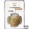 Image 1 : 1881-S Morgan Silver Dollar NGC MS65