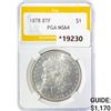 Image 1 : 1878 8TF Morgan Silver Dollar PGA MS64