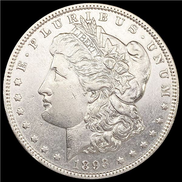 1893 Morgan Silver Dollar CLOSELY UNCIRCULATED