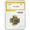 Image 1 : 1938 Jefferson Nickel PGA MS65