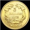 Image 2 : 1878 $3 Gold Piece CLOSELY UNCIRCULATED