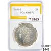 Image 1 : 1881-S Morgan Silver Dollar PGA MS65 PL