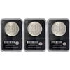 Image 2 : 1885-1887 Set (3) Morgan Silver Dollar PCS UNC