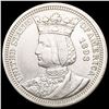 Image 2 : 1893 Isabella Silver Quarter NEARLY UNCIRCULATED
