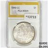 Image 1 : 1890-CC Morgan Silver Dollar PGA MS64+