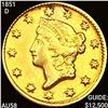 Image 1 : 1851-D Rare Gold Dollar CHOICE AU