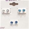 Image 1 : SILVER GENUINE GEMSTONE EARRINGS