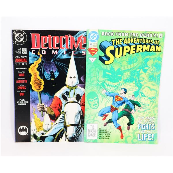 LOT OF 2 DC COMICS