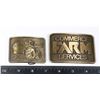 Image 1 : 2 BELT BUCKLES INCLUDES "COMMERCE FARM SERVICES"