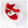 Image 1 : NEW GIRLS SIZE 29 EURO RED VELVET TODDLER MARY