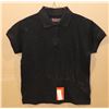 Image 1 : NEW FIRETHORN BRUSHED COTTON POLO, BLACK, MED