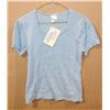 Image 1 : NEW HEMPTOWN COTTON/HEMP T SHIRT, BLUE LARGE