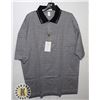 Image 1 : NEW MENS BLACK 100% MERCERIZED COTTON POLO SIZE XL