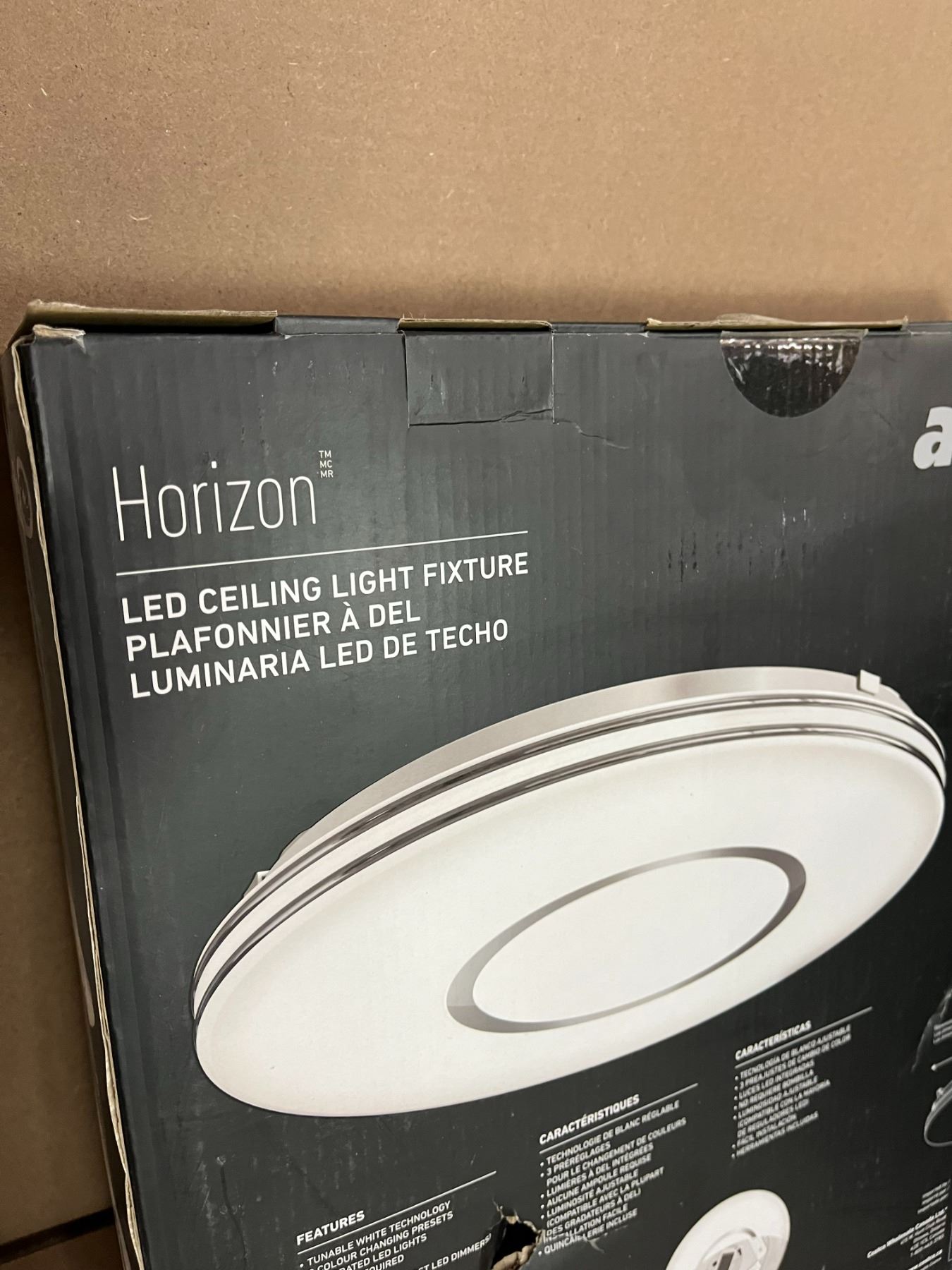 5 Artika Horizon LED Ceiling Light Fixtures original packaging, appear