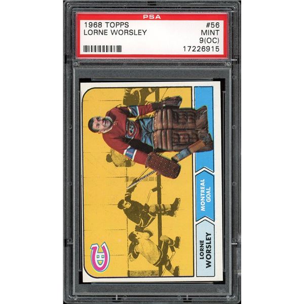 1968-69 Topps #56 Gump Worsley (PSA 9)
