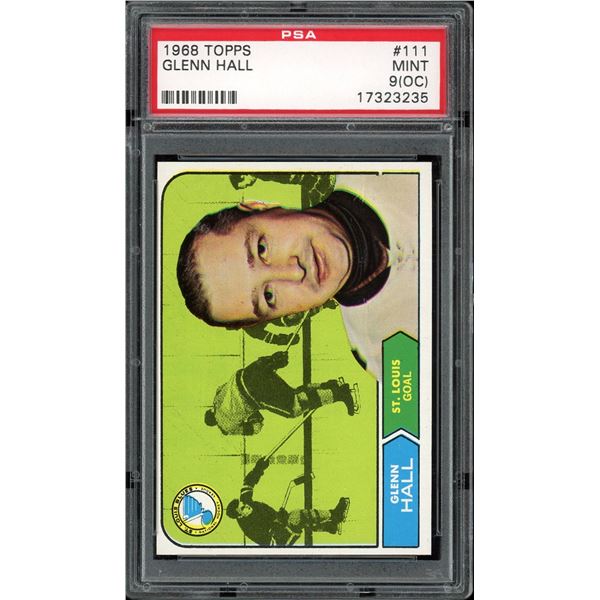 1968-69 Topps #111 Glenn Hall (PSA 9)