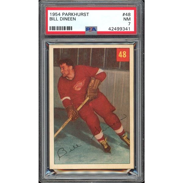 1954-55 Parkhurst #48 Bill Dineen (PSA 7)