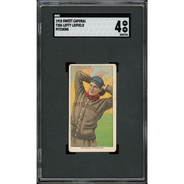 1909-11 T206 #282 Lefty Leifield (SGC 4)