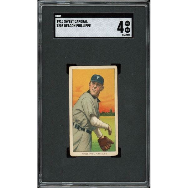 1909-11 T206 #394 Deacon Phillippe (SGC 4)