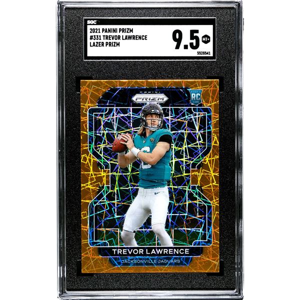 2021 Panini Prizm Orange #331 Trevor Lawrence (SGC 9.5)