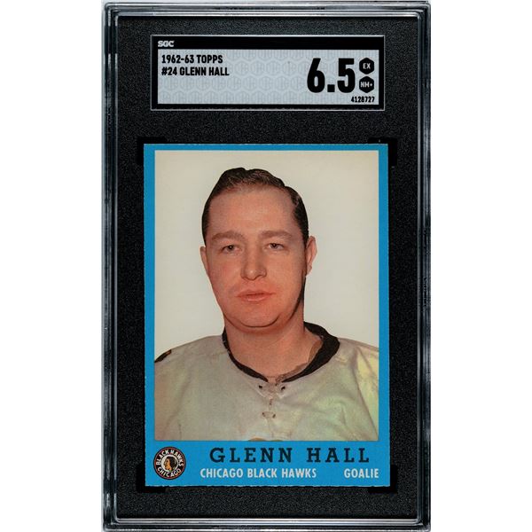 1962-63 Topps #24 Glenn Hall (SGC 6.5)