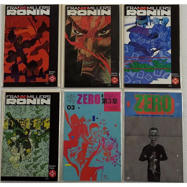 Ronin & Zero Comics X6 (A1248)
