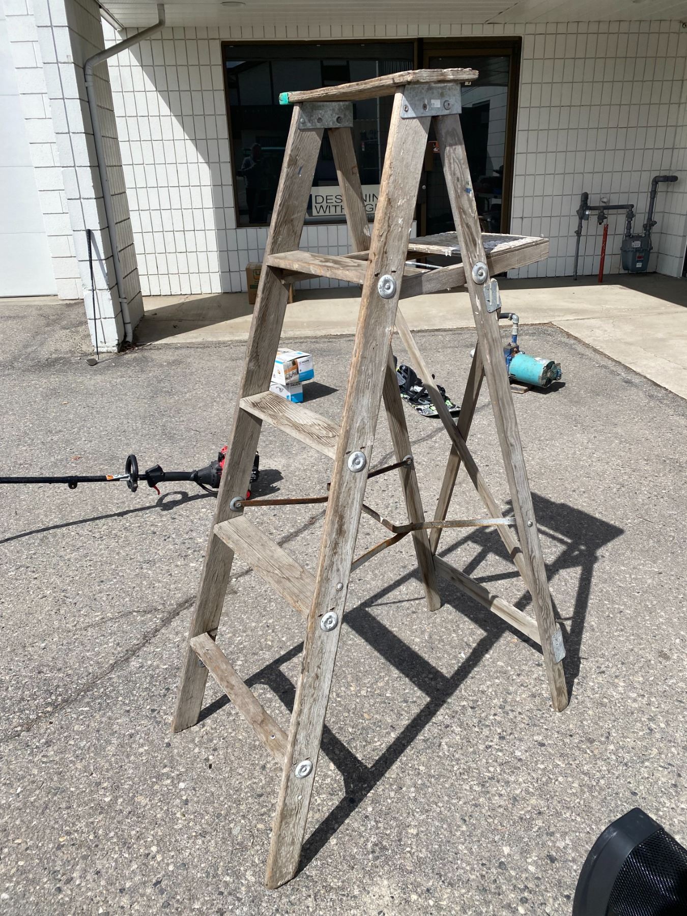 Rustic ladder