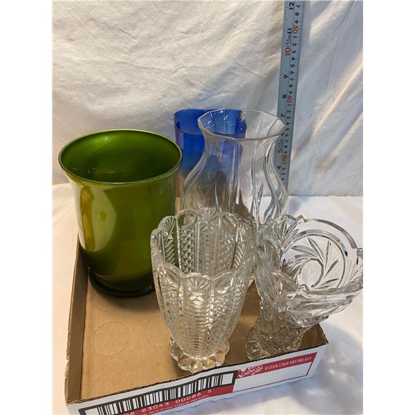 Assorted vases