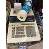 Image 1 : Sharp adding machine and paper rolls