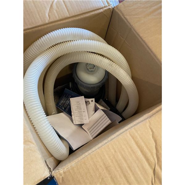 Intex pool and vacuum