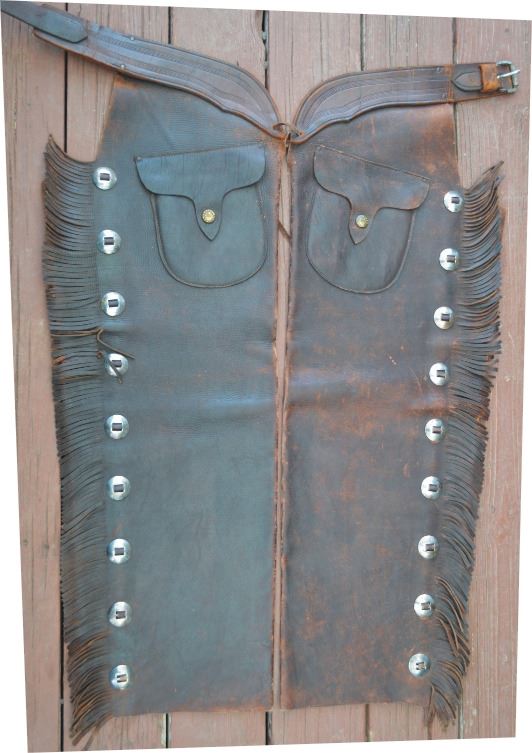 Step In Chaps Heiser step in chaps with conchos & fringe