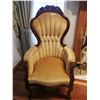 Image 1 : Beautiful Upholstered Mahogany Parlour Chair