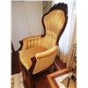 Image 2 : Beautiful Upholstered Mahogany Parlour Chair