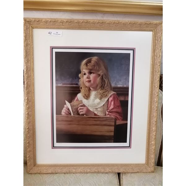 "Secret Admirer" - Hand-Signed Reproduction by Jim Daly (490/1500)