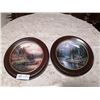 Image 1 : 2 x Thomas Kinkade Decorative Plates from the "Wish You Were Here" Collection