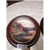 Image 2 : 2 x Thomas Kinkade Decorative Plates from the "Wish You Were Here" Collection