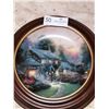 Image 3 : 2 x Thomas Kinkade Decorative Plates from the "Enchanted Cottages" Collection