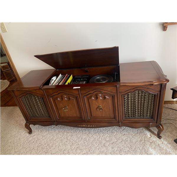 RCA "The Champagne" Sound System (Model SFD1016) - Vintage Mid-Century Modern Stereo Cabinet