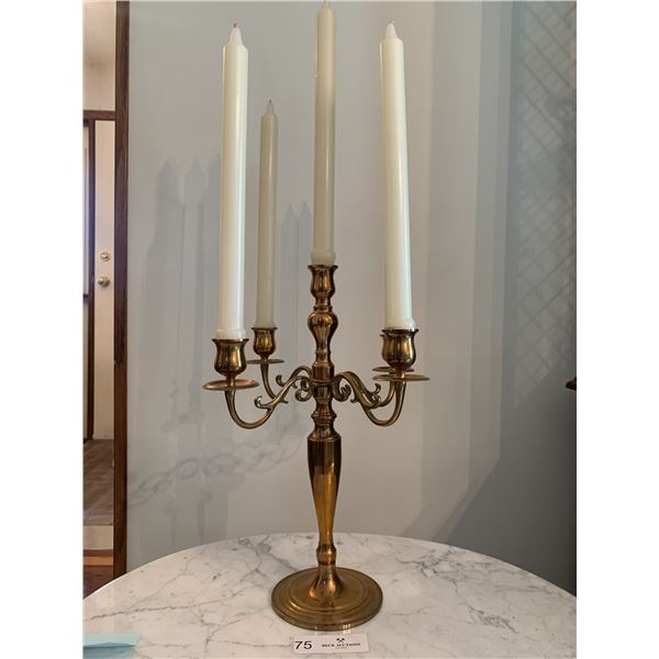 Brass-Coloured Candelabra