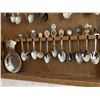 Image 5 : Assortment of Collectible Spoons w/ Display Shelf