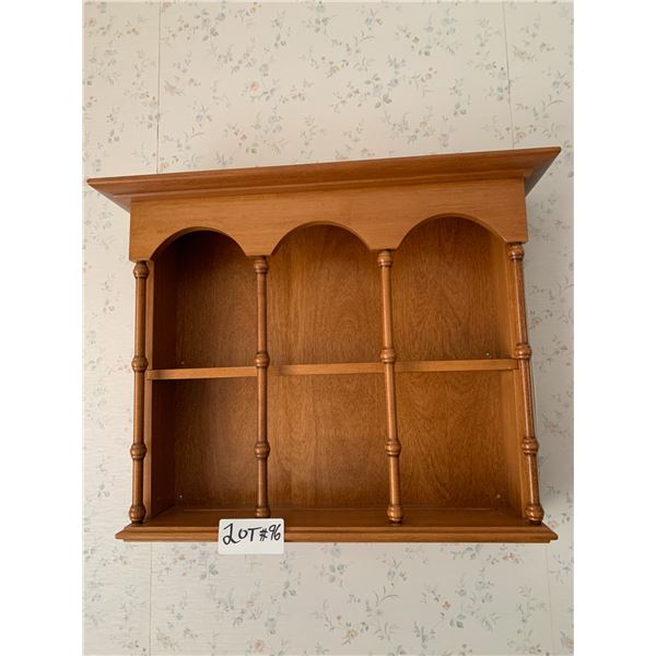 Wooden Wall-Mounted Display Case