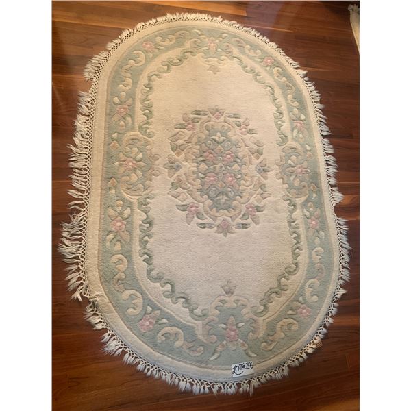 Oval-Shaped Decorator Rug