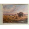 Image 2 : Framed Print of Threshing Scene by Jerry Doell (Edition 167/360) w/ Artist Signature